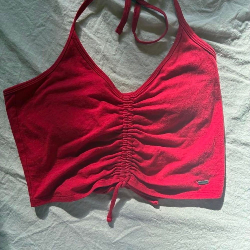 Hollister Red Halter Top